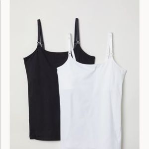2-pack of H&M Mama Nursing Tanks